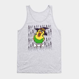 halloween screm - green budgie Tank Top